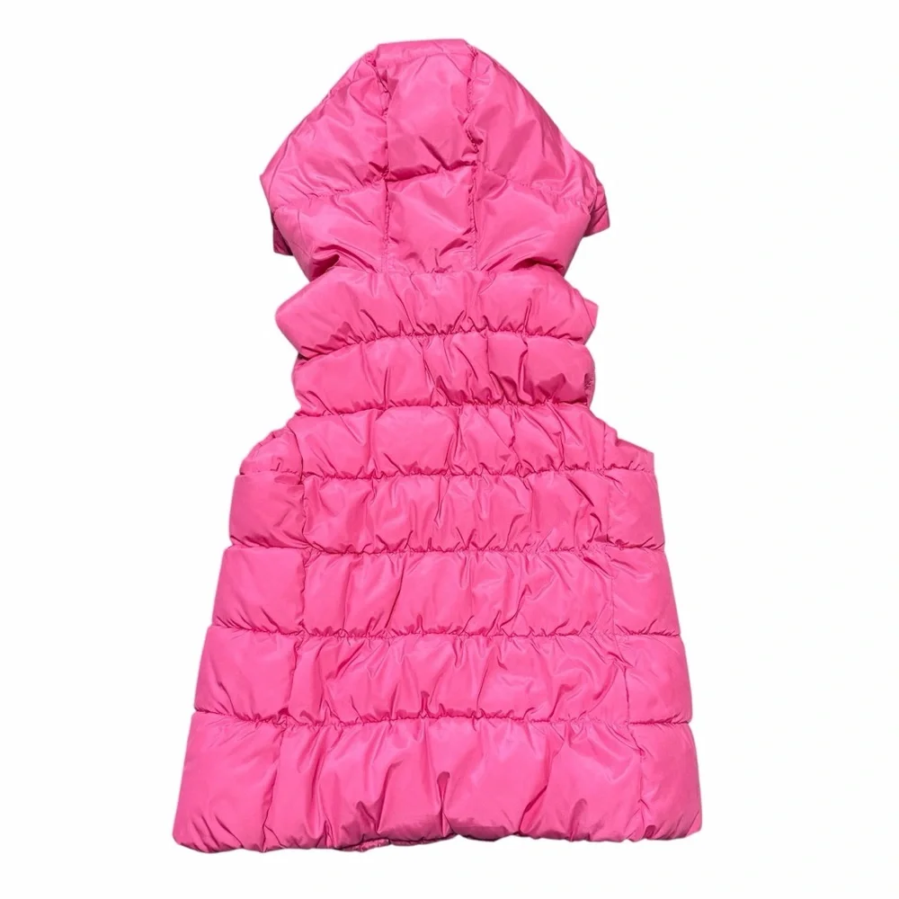 GAP Kids Hooded Puffer‎ Vest | Hot Pink | Size M(8)
